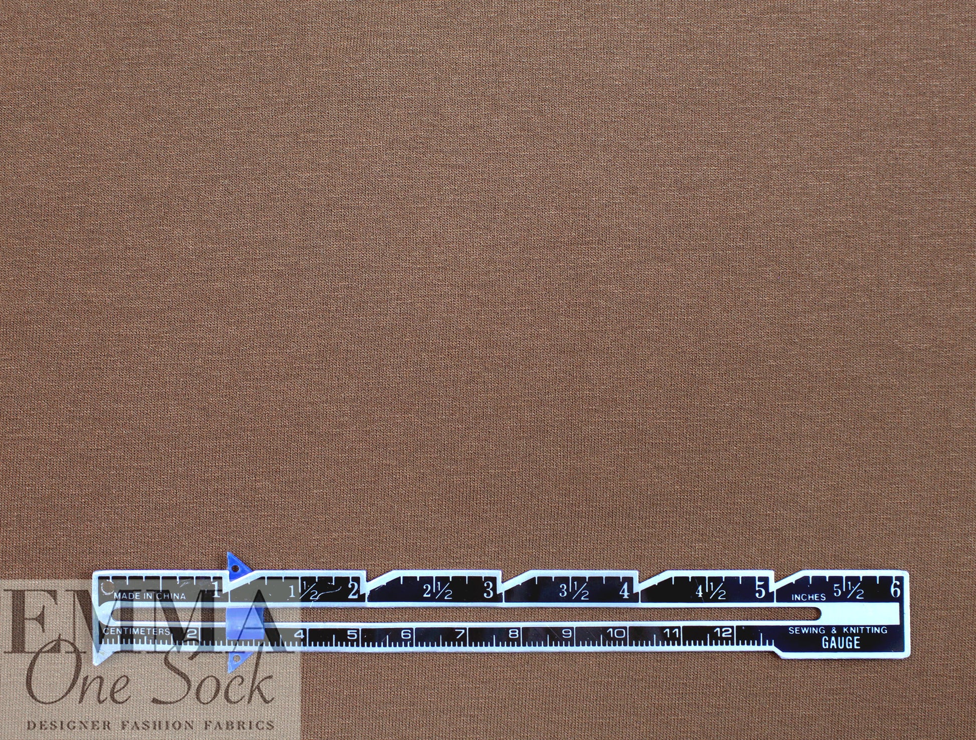 cocoa Oeko-Tex viscose/spandex 4-way jersey  2 yd