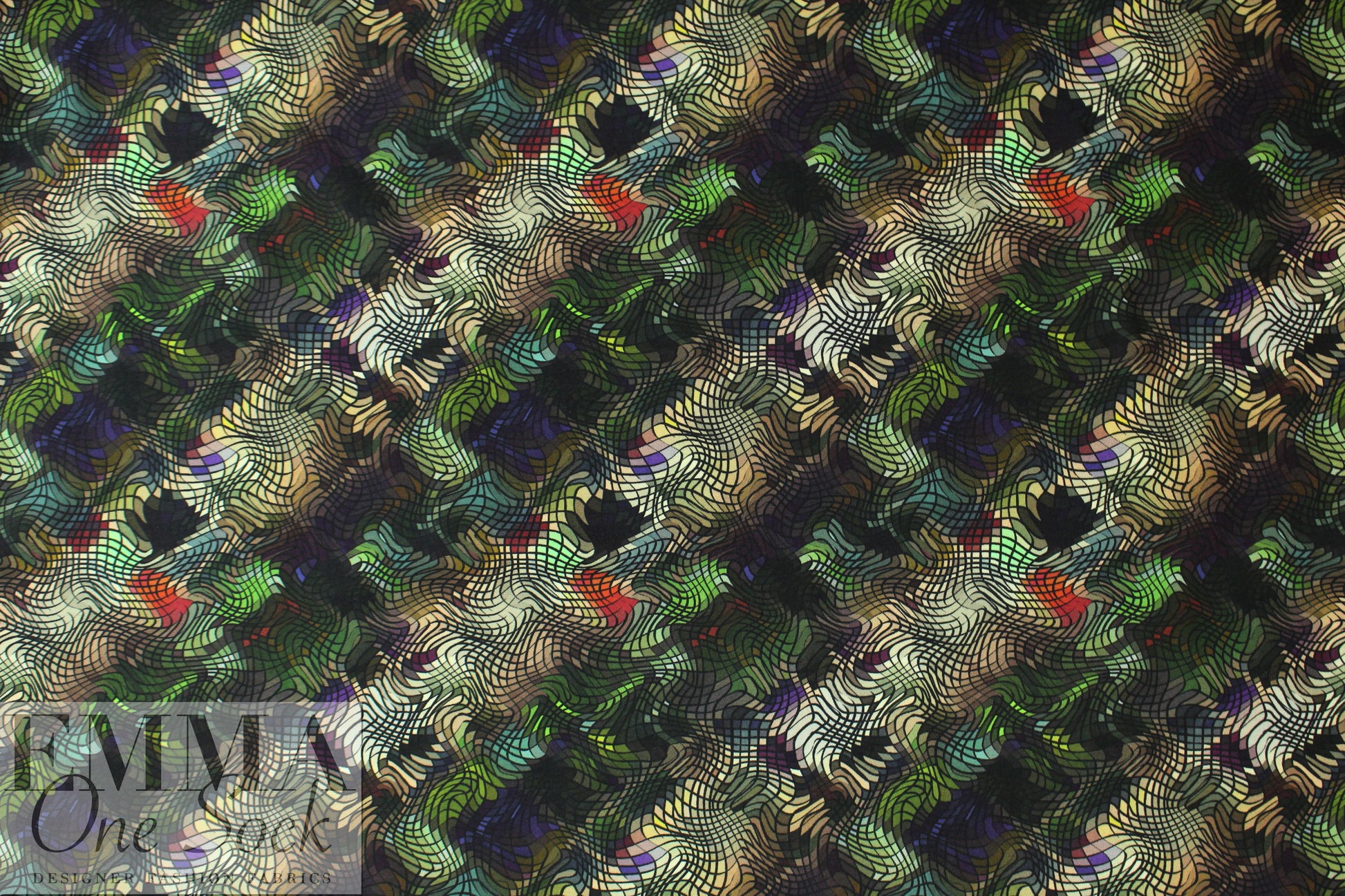 Dutch digital 'prismesh' knit Oeko-Tex certified 1 yard
