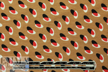 Dutch Oeko-tex 'shadow dots' viscose/spandex knit 2 yds