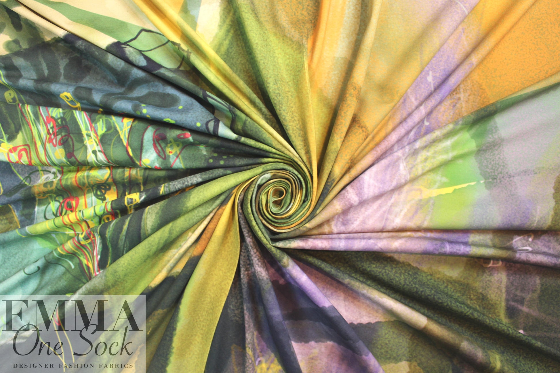 Dutch LIMITED EDITION 'Joanna-2' cotton/lycra knit panel 2.5 yds