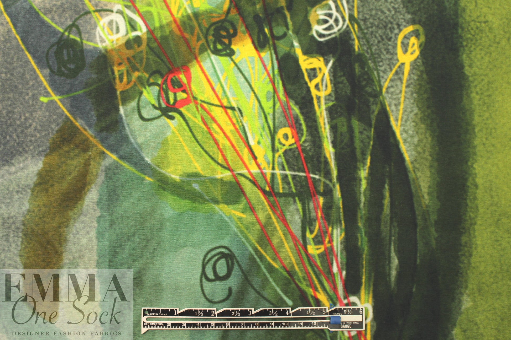 Dutch LIMITED EDITION 'Joanna-2' cotton/lycra knit panel 2.5 yds