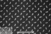 Dutch digital feathers cotton poplin - white on black