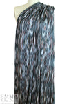 Dutch digital 'missoniesque' vis/span knit Oeko-Tex certified .5 yds