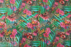 Dutch Oeko-Tex certified cotton voile - hibiscus montage