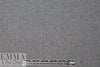 Italian medium gray vertical stretch double boucle' 1.75 yd