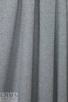 Italian medium gray vertical stretch double boucle' .75 yds