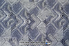 'circuit breaker' graphic stretch brocade - navy/white