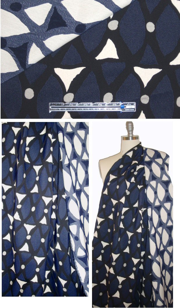A1ice & O1ivia edgy graphic stretch brocade