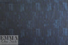NY designer sapphire/midnight abstract stretch brocade