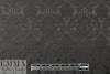 CA designer black on black medallion stretch brocade