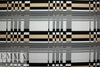 Italian cotton stretch techno graphic reversible jacquard