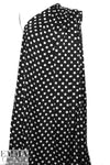 Caroline C0nstas polkadot stretch silk charmeuse - b/w
