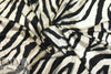 Italian bold animal abstract silk stretch charmeuse