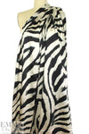 Italian bold animal abstract silk stretch charmeuse