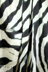 Italian bold animal abstract silk stretch charmeuse