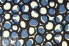 NY designer edgy circle graphic silk stretch charmeuse 2 yd