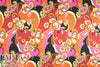 NY designer 'pucci' stretch silk charmeuse - nectarine