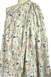 Italian micro-rib stretch corduroy - wildflowers