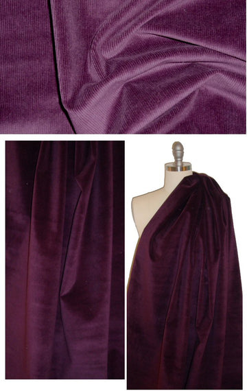 The0ry thin wale stretch corduroy - plum
