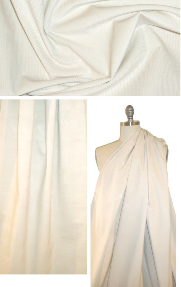 The0ry thin wale stretch corduroy - vanilla 2 yd