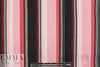 famous designer striped cotton stretch poplin - pink