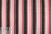 famous designer striped cotton stretch poplin - pink .875 yds