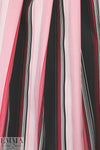 famous designer striped cotton stretch poplin - pink