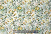 NY designer nostalgic floral cotton stretch twill 1.125 yds