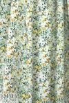 NY designer nostalgic floral cotton stretch twill