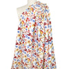 'pressed wildflowers' cotton stretch dressweight twill, BCI Cert.