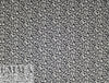 NY designer b/w floral stretch silk georgette 2.125 yd