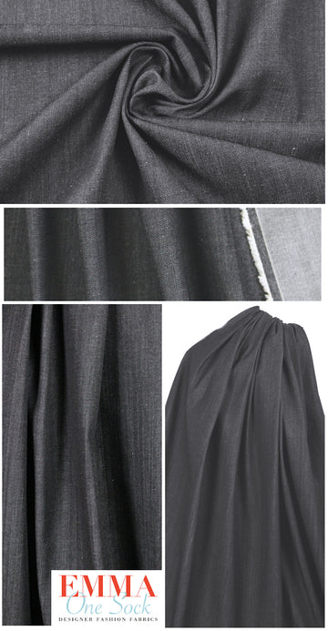 'casual chic' dark blue stretch denim 1 yard