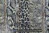 French animal print cotton stretch denim .5 yds