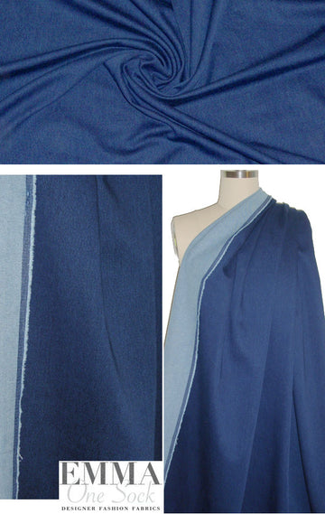 9.4 oz. dark blue cotton blend stretch denim