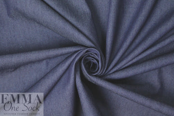 lightweight cotton blend stretch denim - dark blue 3.25 yds