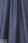 lightweight cotton blend stretch denim - dark blue 1 yard