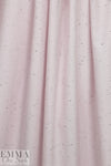 NY designer slubbed stretch denim - pale pink/black
