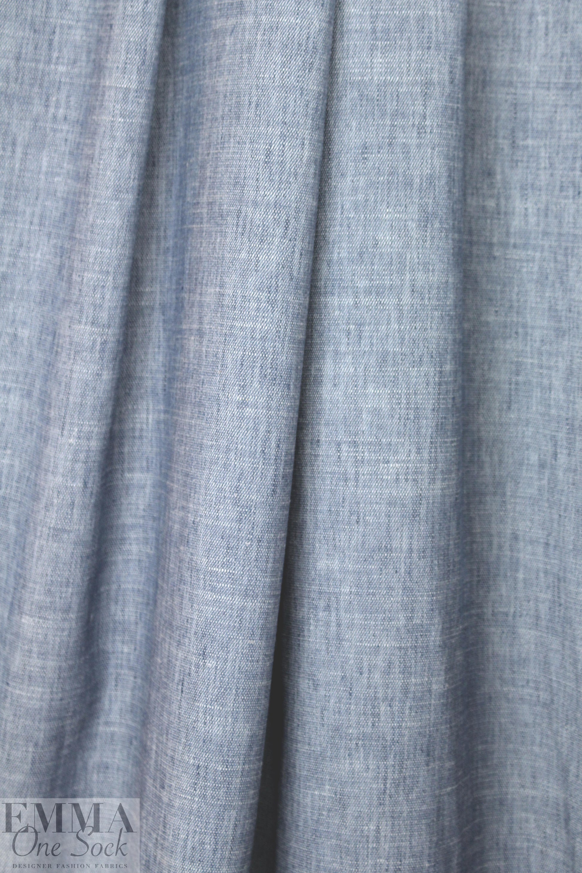 Italian linen/rayon stretch woven - denim