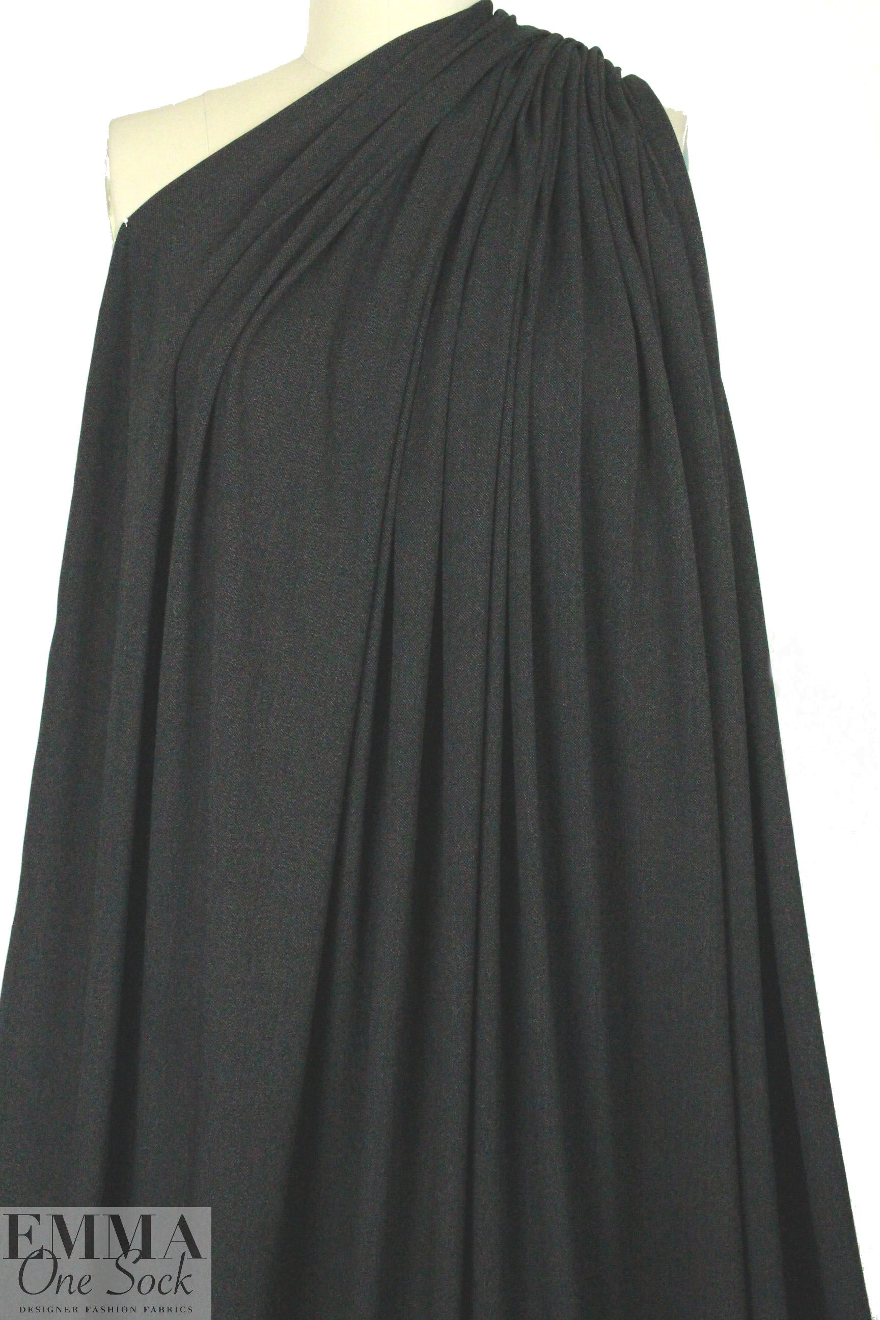 CA designer off-black denim 4-way stretch knit