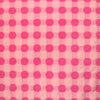 Italian 'pink Malibu' dotted bengaline stretch jacquard 1.125 yds