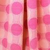 Italian 'pink Malibu' dotted bengaline stretch jacquard 1.125 yds