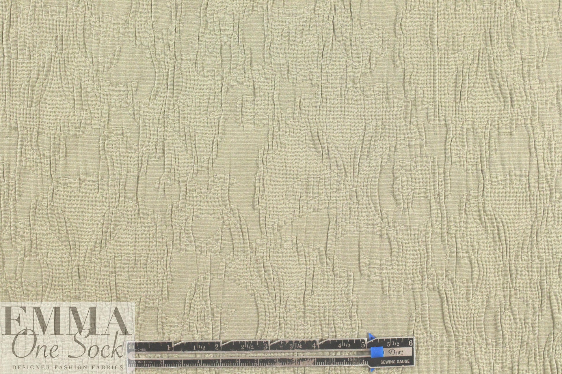 Italian textured scroll stretch jacquard - khaki