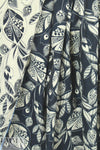 Rag & B0ne cotton stretch 'deco leaf' reversible jacquard
