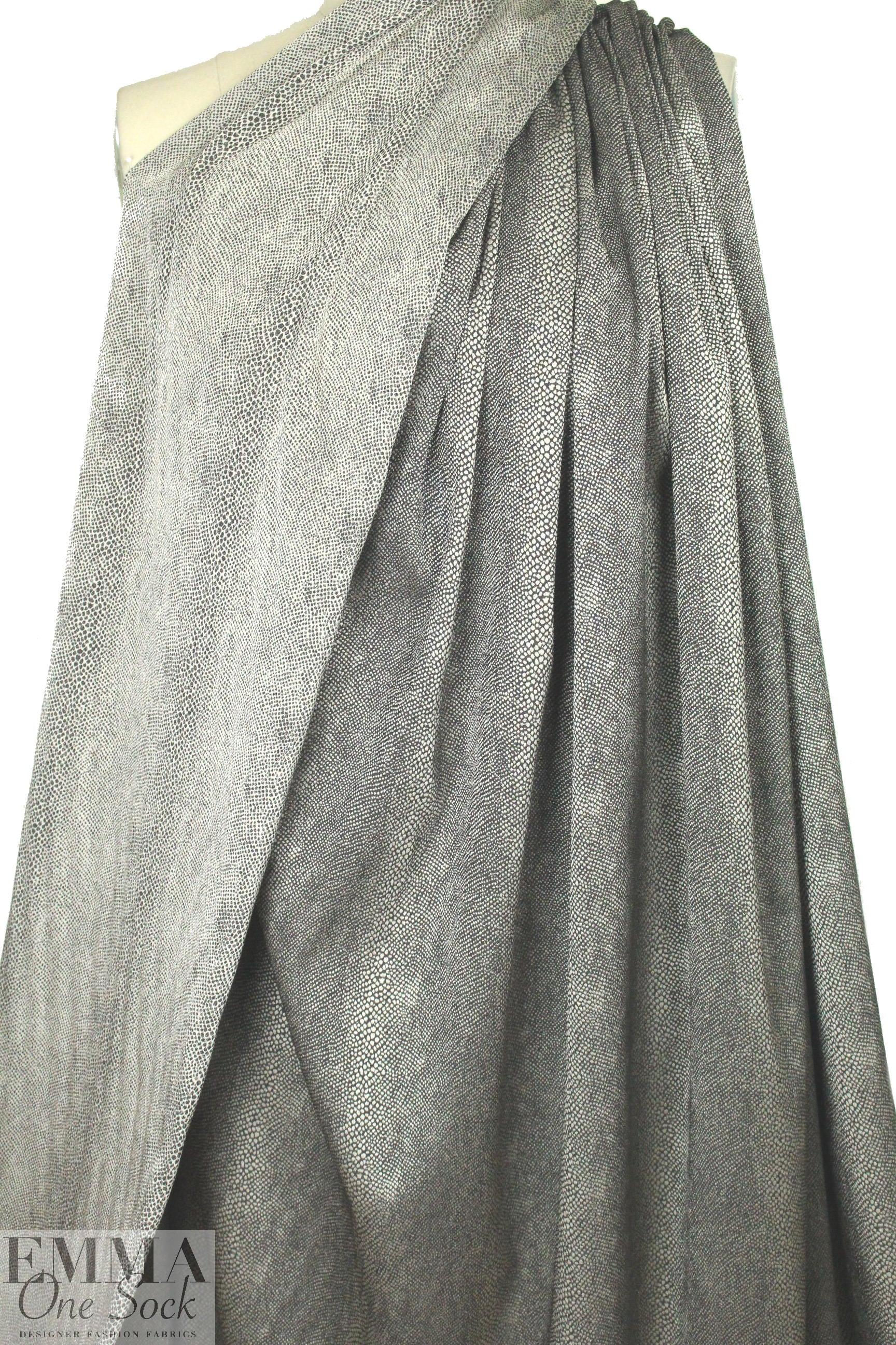 famous designer stretch jacquard - reptile ombre'