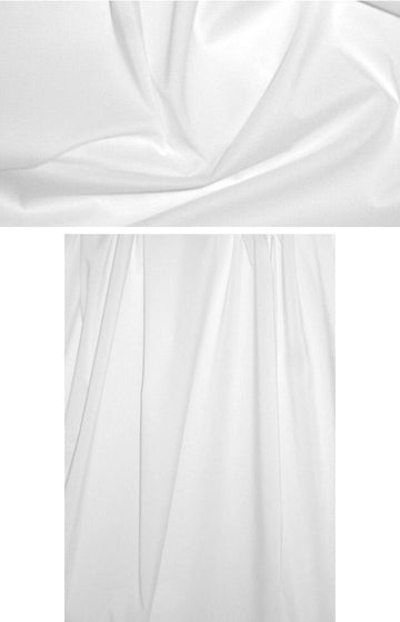 Japanese cotton blend stretch lawn - white