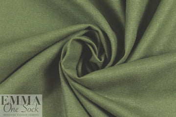 linen/rayon stretch woven - loden green 1.25 yds