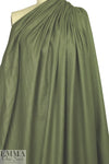 linen/rayon stretch woven - loden green 1.375 yds