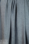 European linen/rayon stretch woven - indigo heather .9 yds