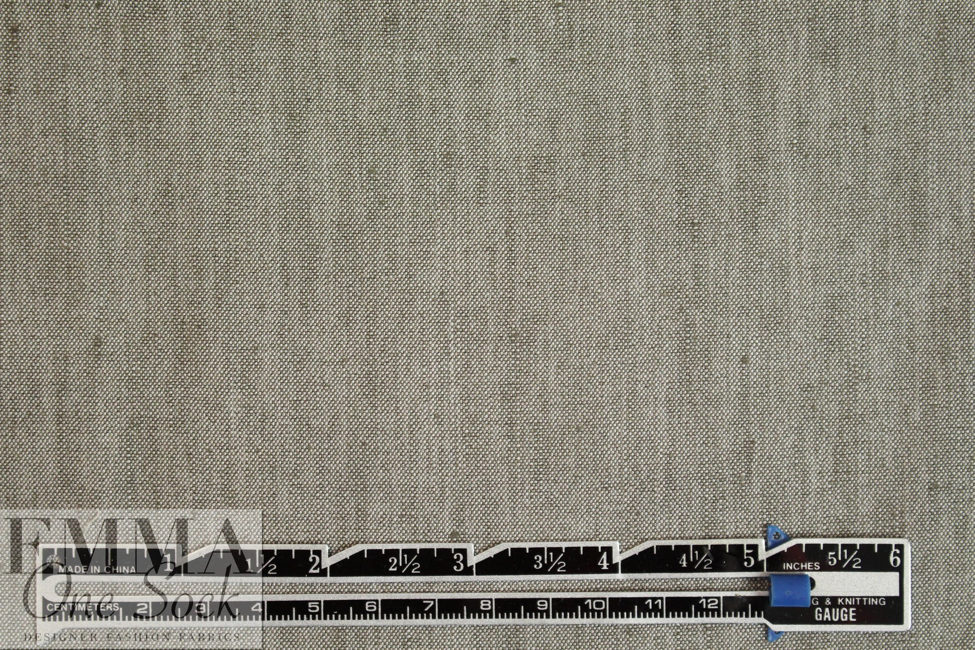 European linen/rayon stretch woven - mushroom heather