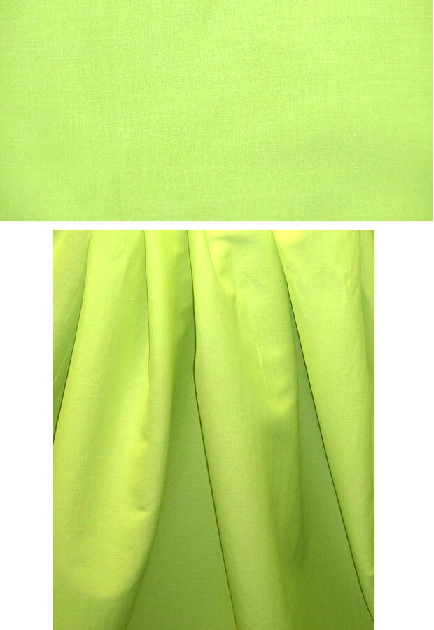 Italian neon yellow-green stretch linen 1.125 yds